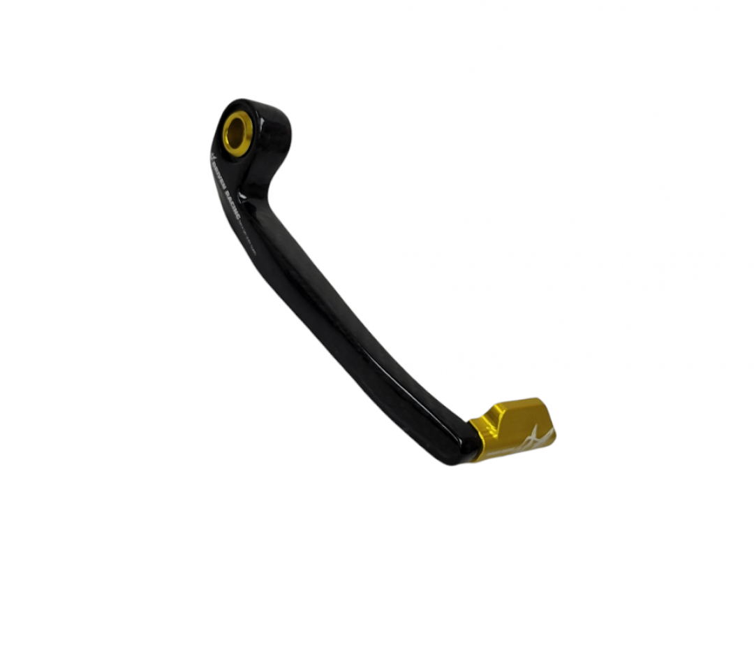 Carbon Fiber Track-day Brake Lever Guard-GOLD | Driven Racing